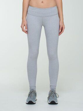Lululemon Wunder Under Pant Heathered Medium Grey Size 6